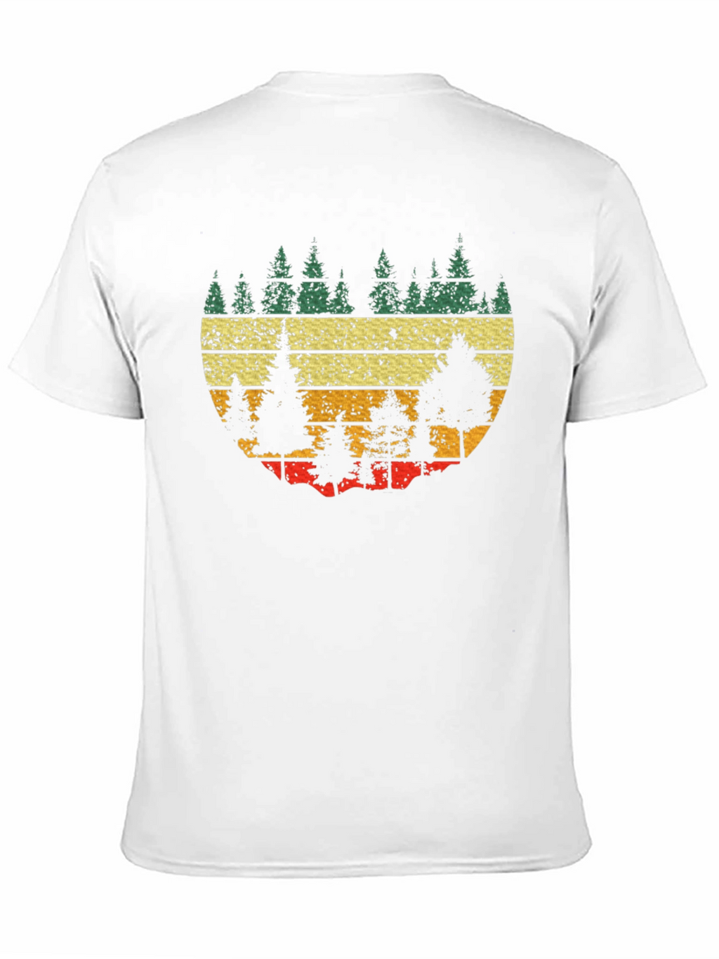 Retro Forest Graphic Tee - Black