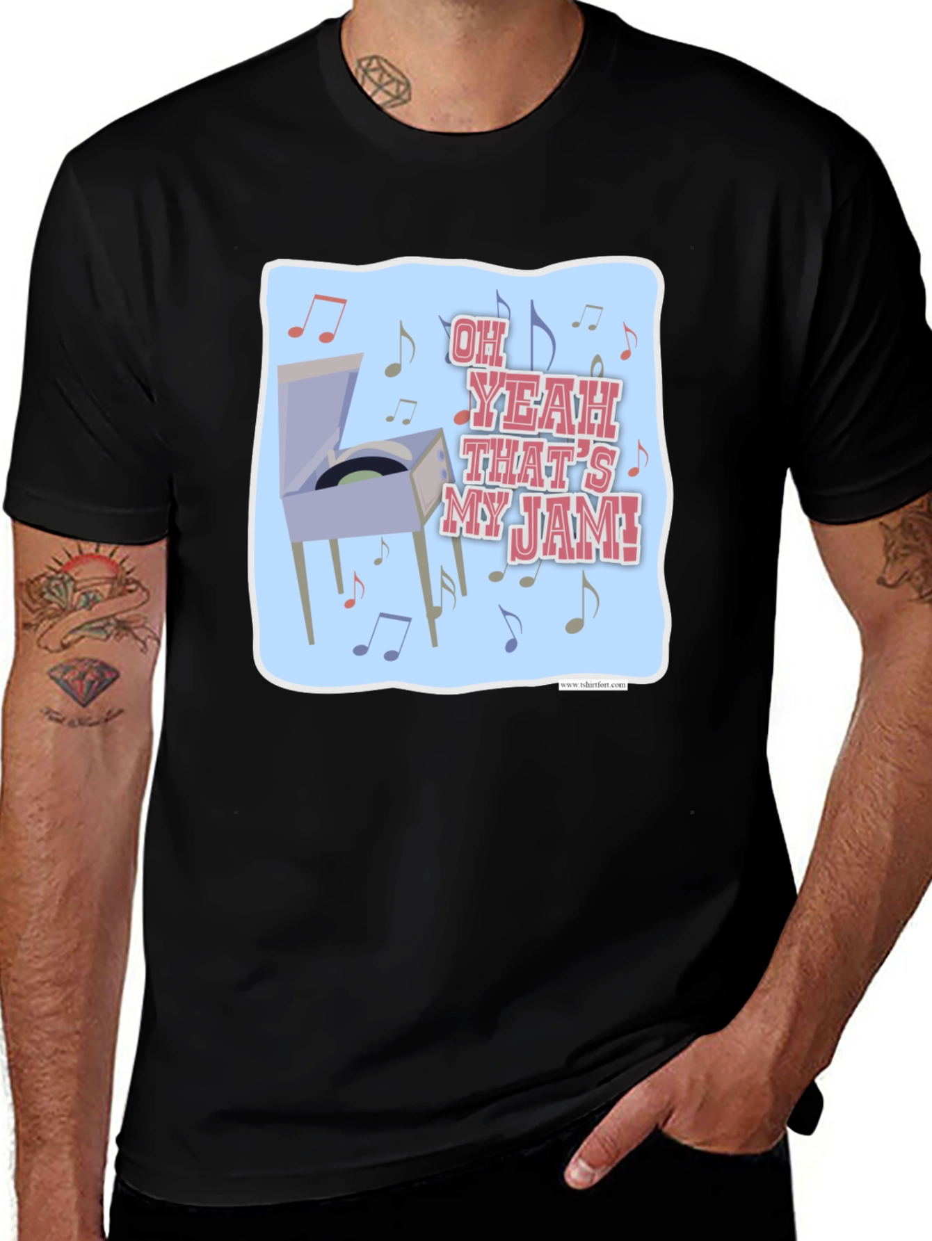Retro Music Lover T-Shirt - Oh Yeah Thats My Jam!