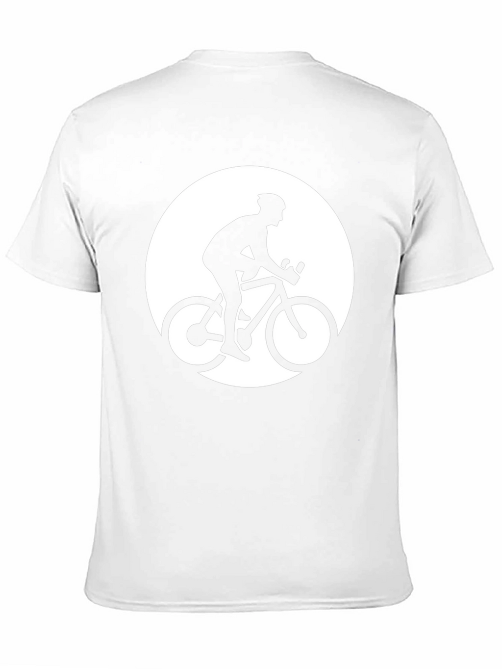 Cyclist Graphic Tee - Black Cotton T-Shirt