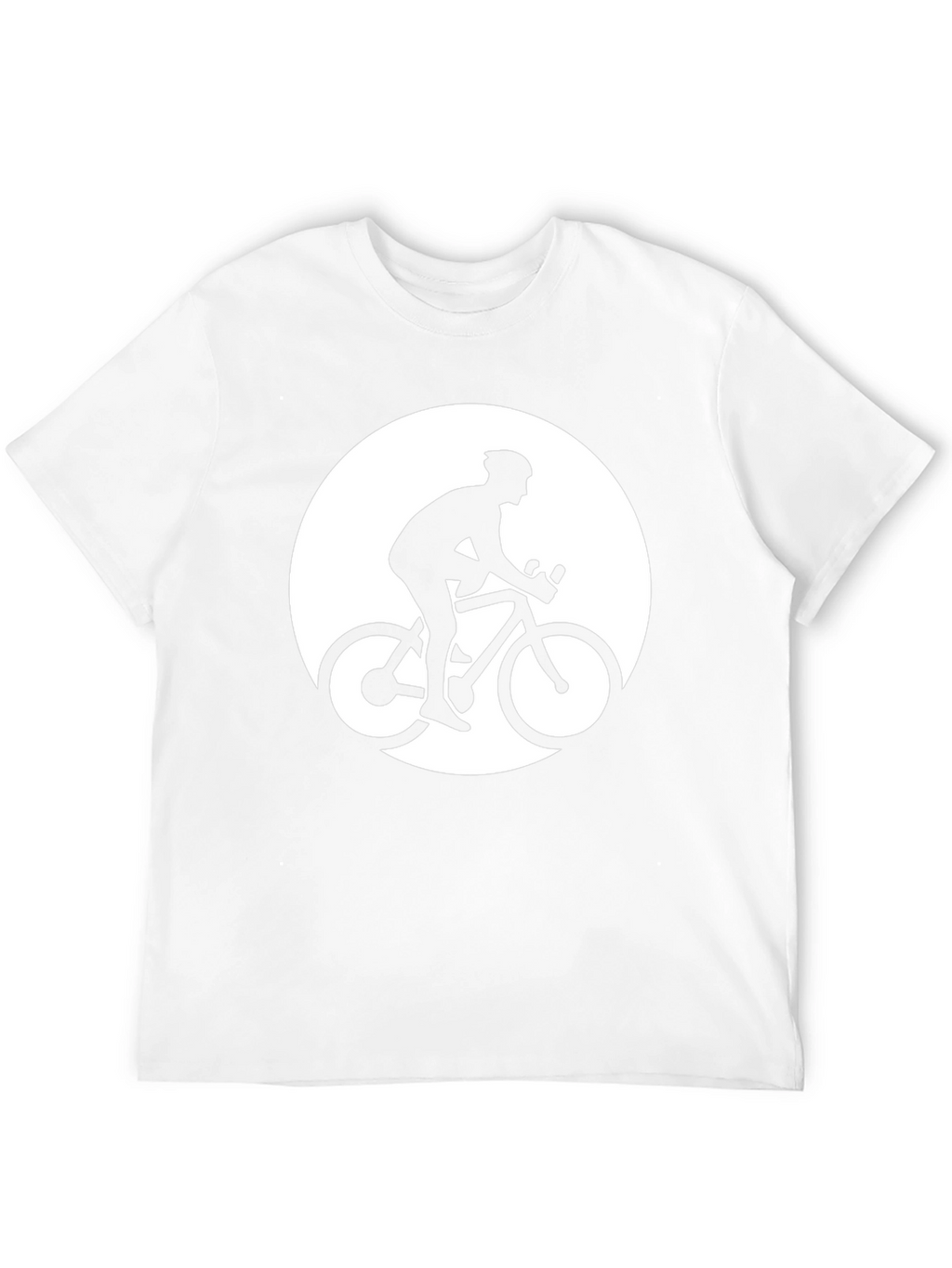 Cyclist Graphic Tee - Black Cotton T-Shirt