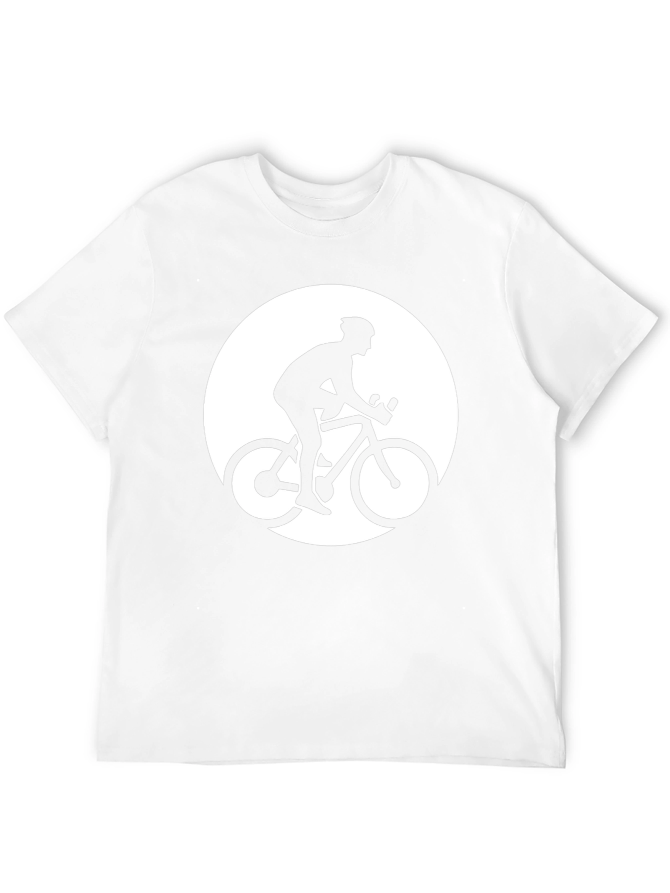 Cyclist Graphic Tee - Black Cotton T-Shirt