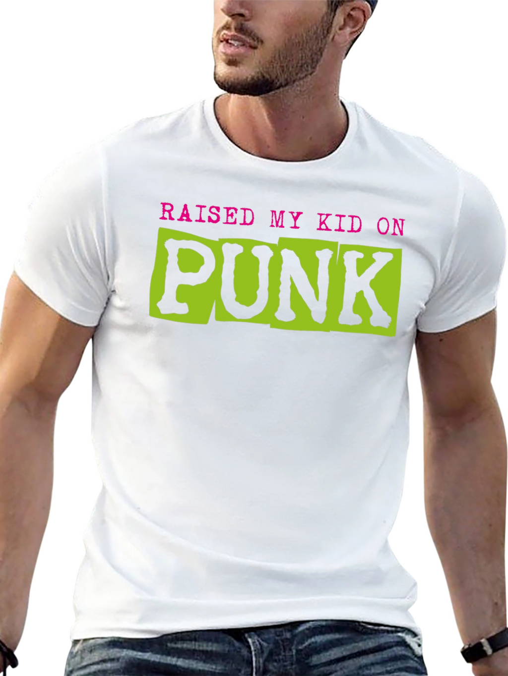 Raised My Kid On Punk Graphic Tee
