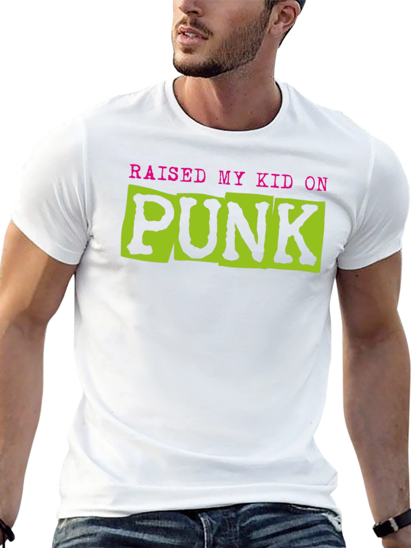 Raised My Kid On Punk Graphic Tee