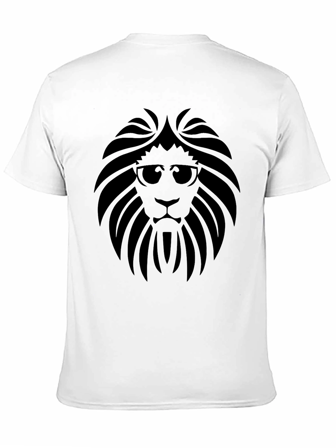Lion Head Graphic Tee - Cool Cat in Shades