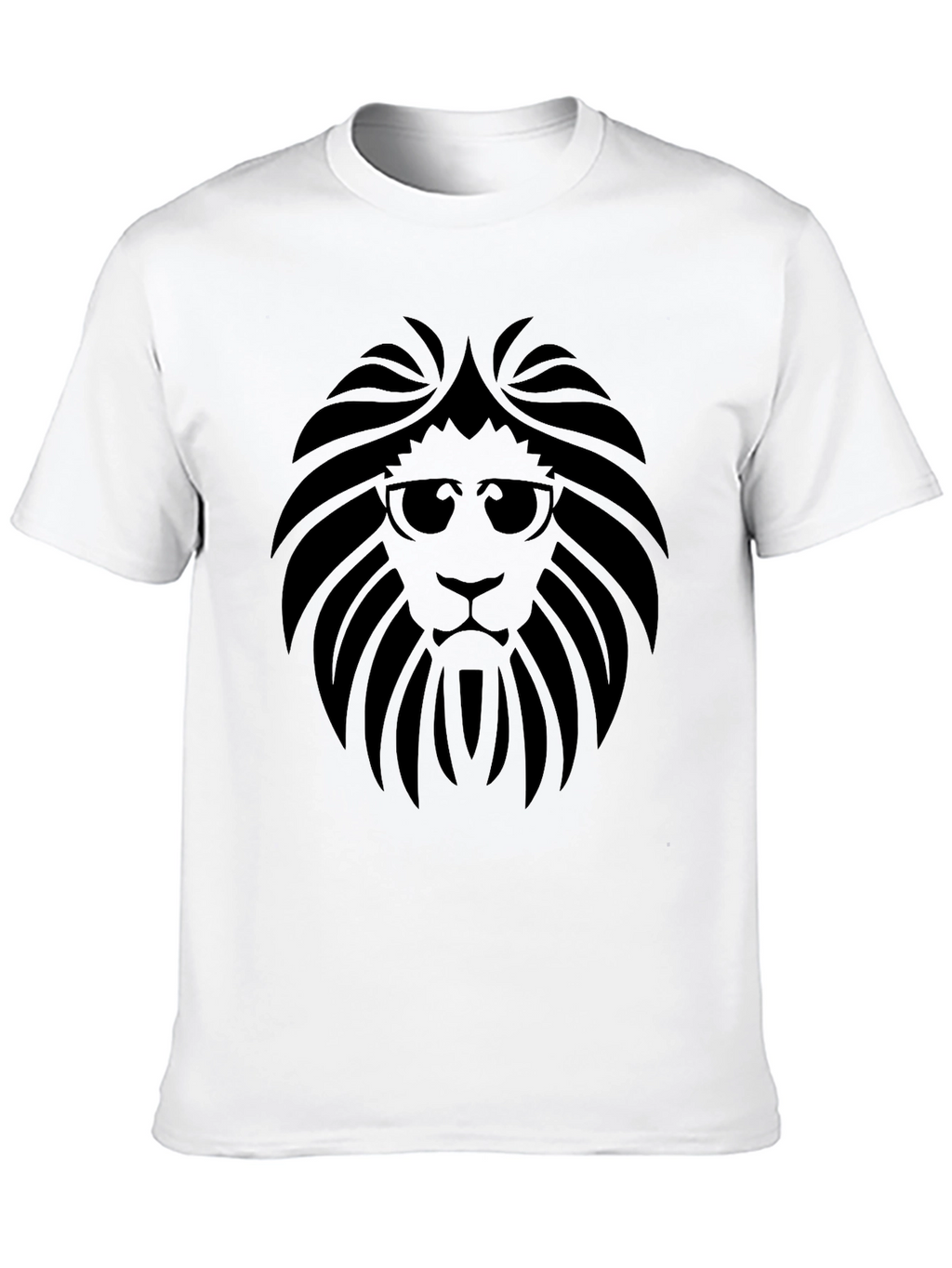 Lion Head Graphic Tee - Cool Cat in Shades