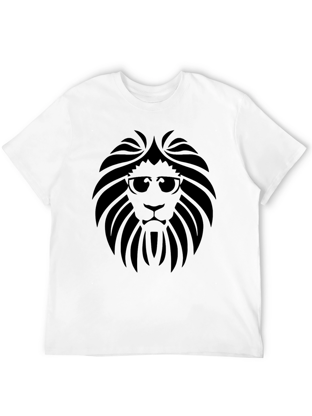 Lion Head Graphic Tee - Cool Cat in Shades