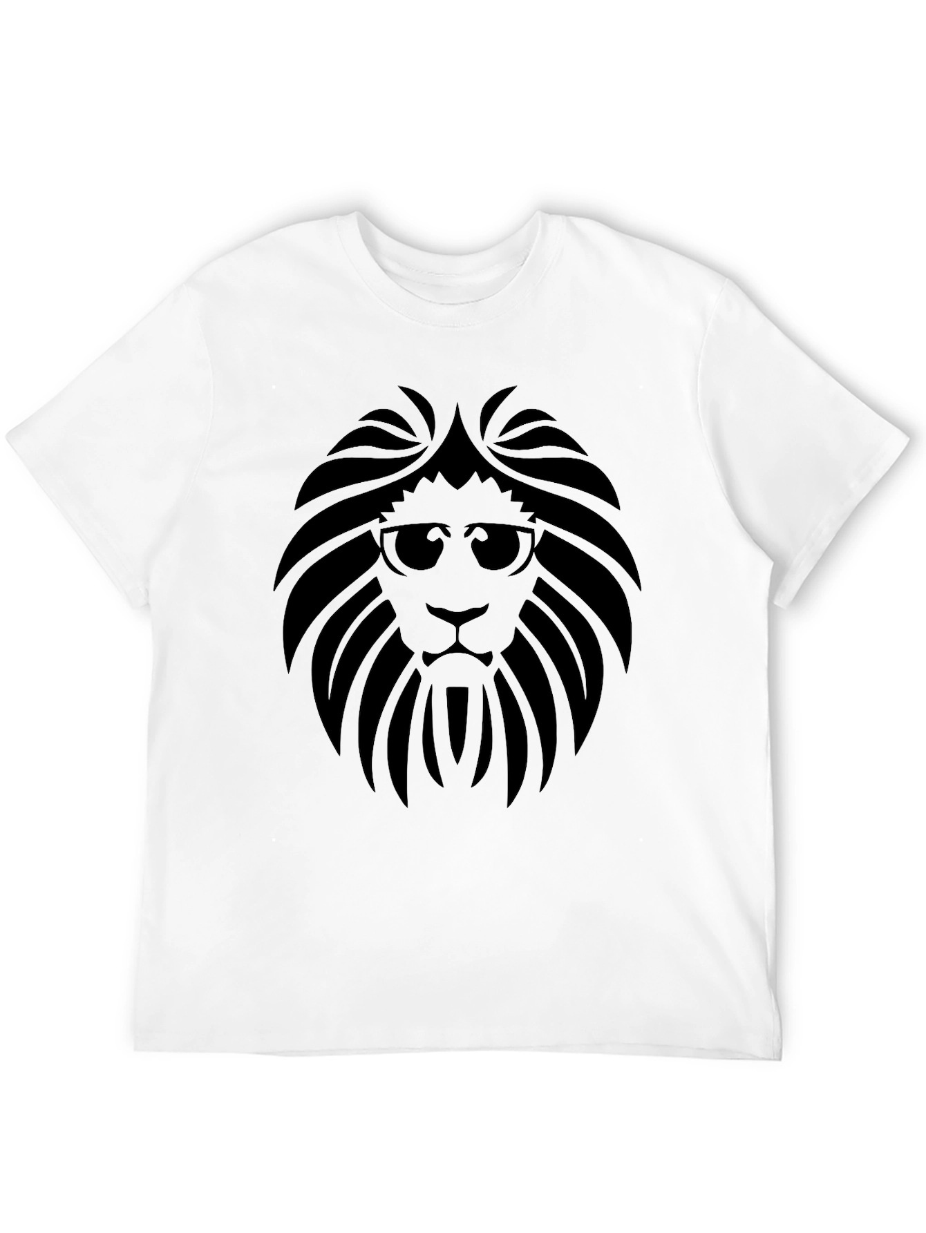 Lion Head Graphic Tee - Cool Cat in Shades
