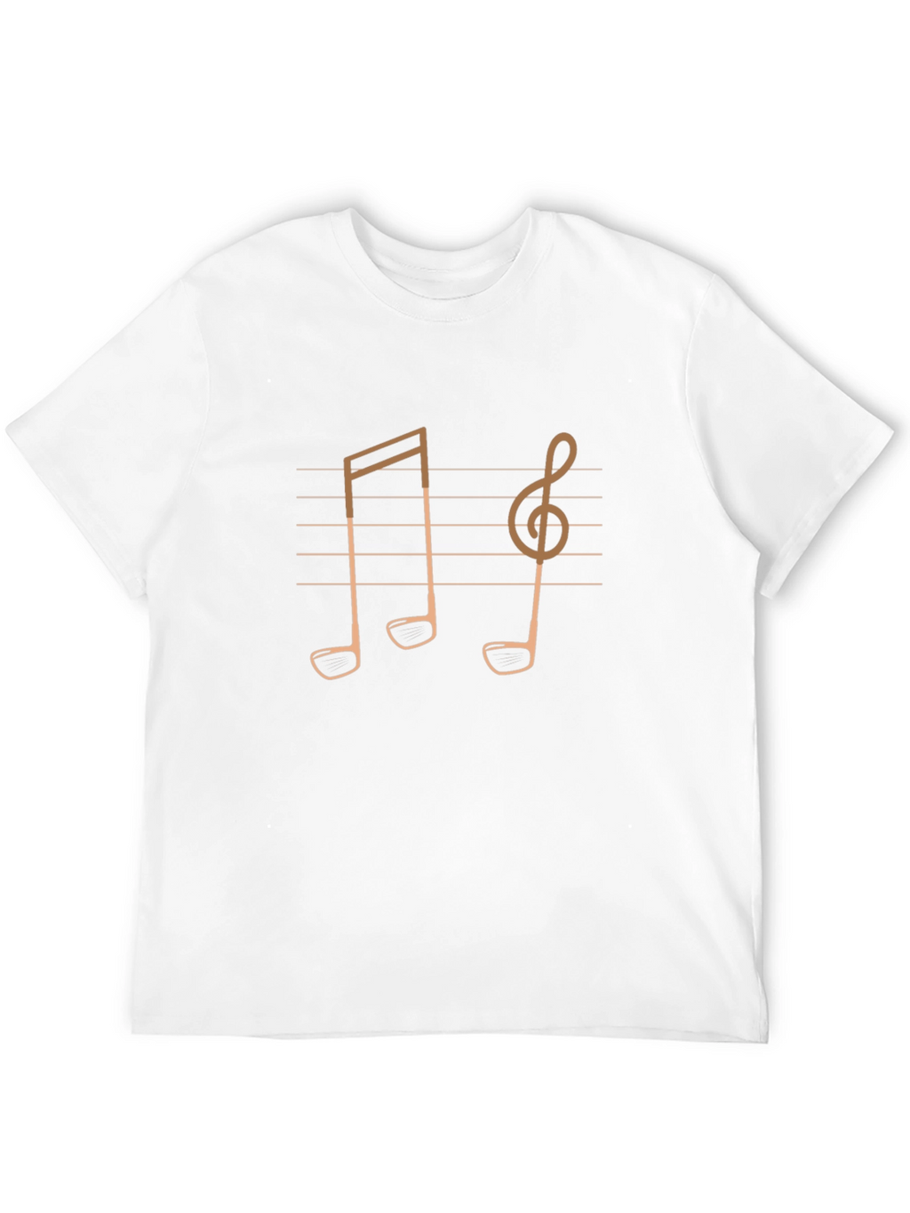 Golf Music T-Shirt - Novelty Tee