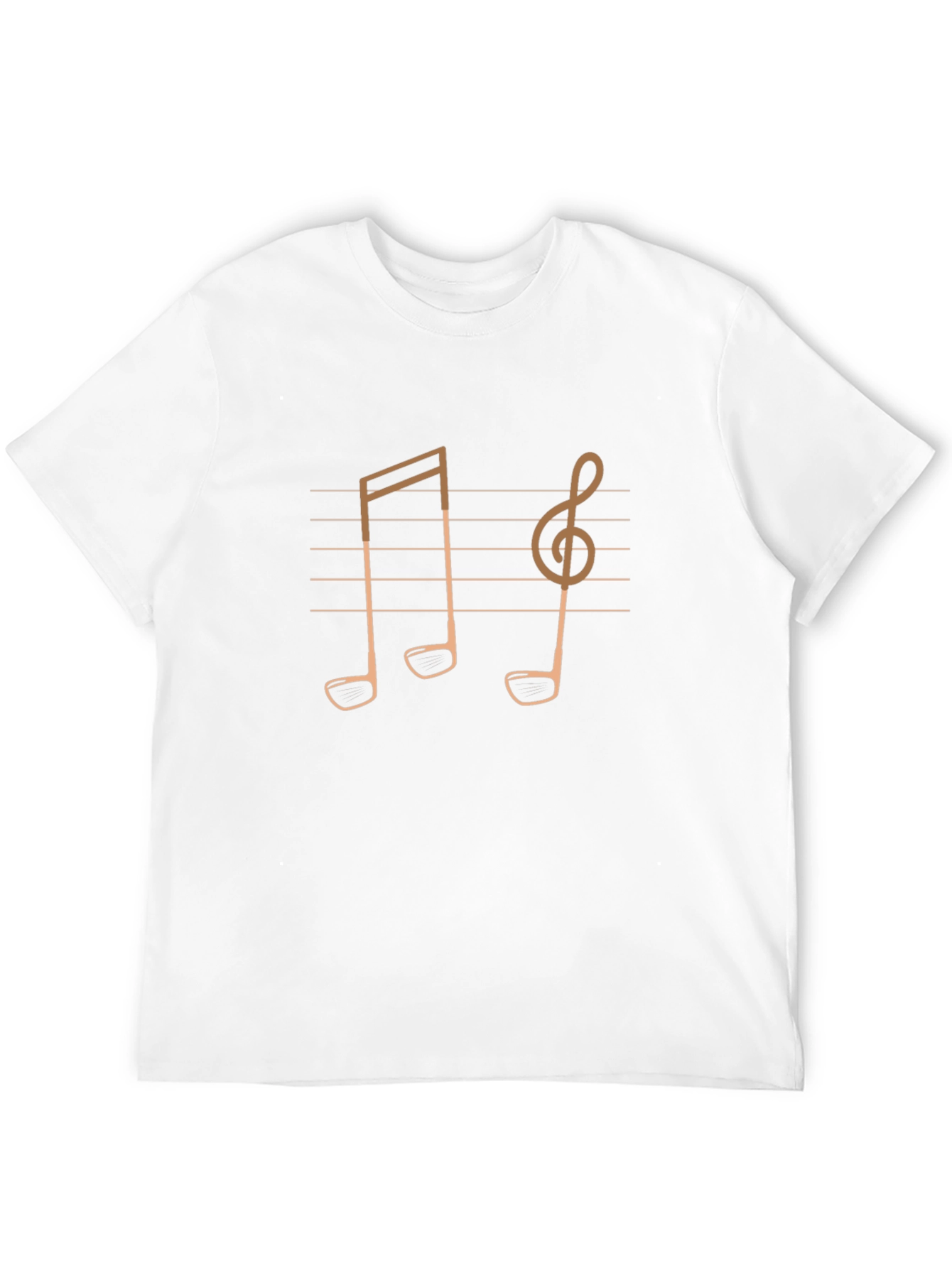 Golf Music T-Shirt - Novelty Tee