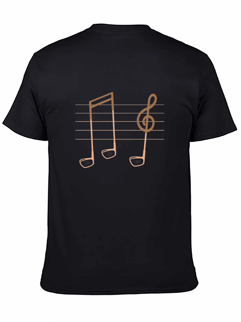 Golf Music T-Shirt - Novelty Tee