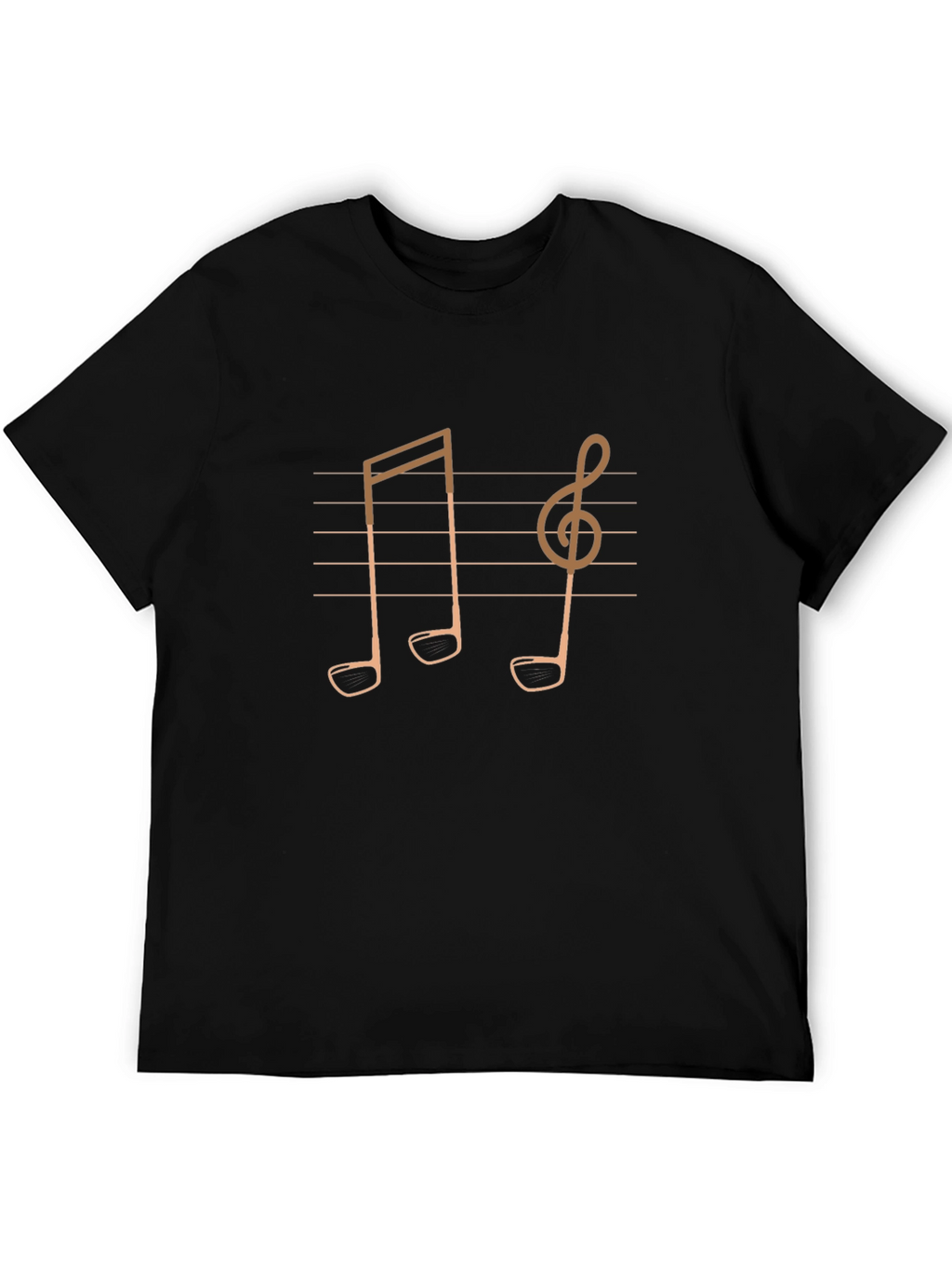 Golf Music T-Shirt - Novelty Tee