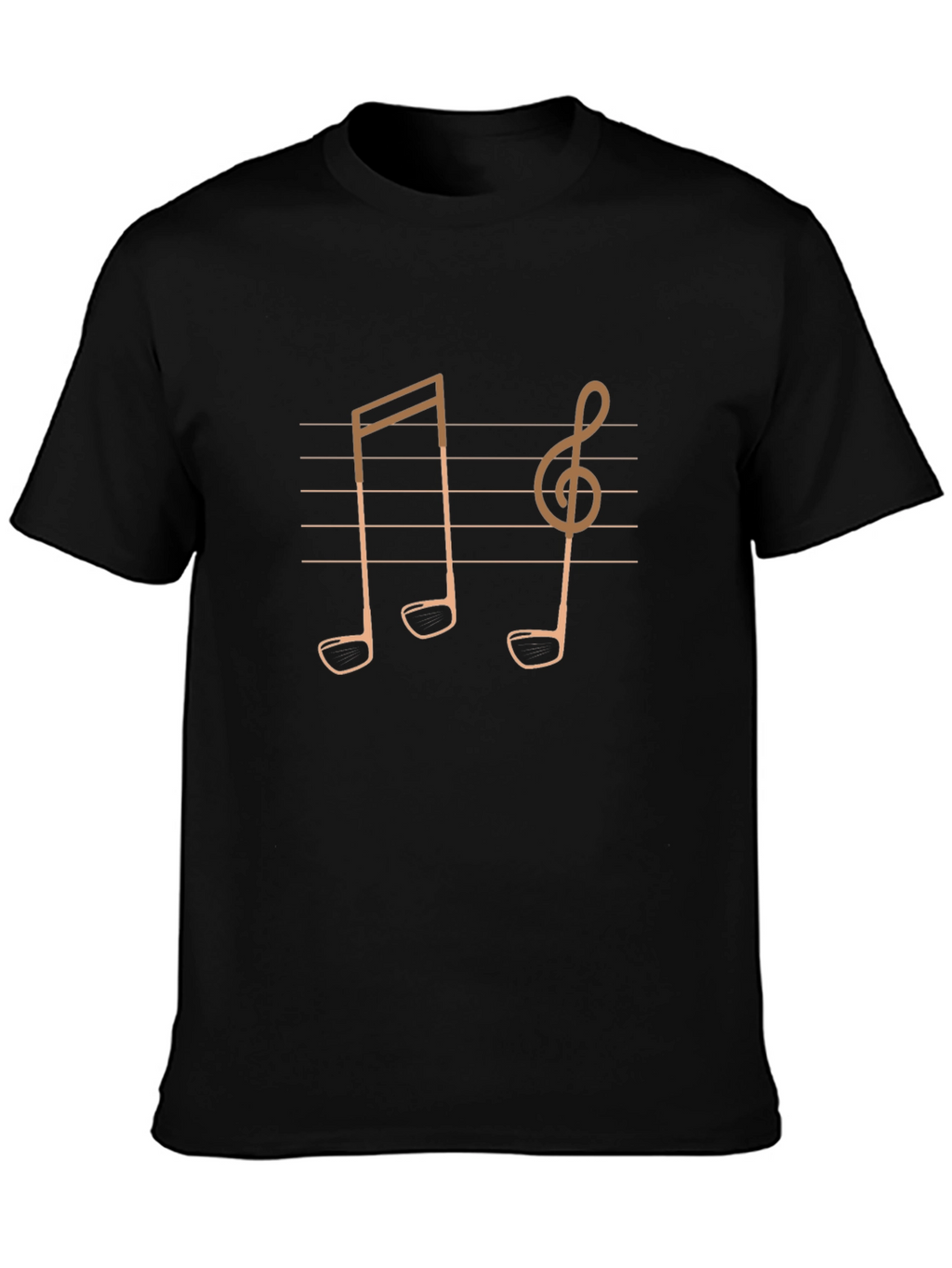 Golf Music T-Shirt - Novelty Tee