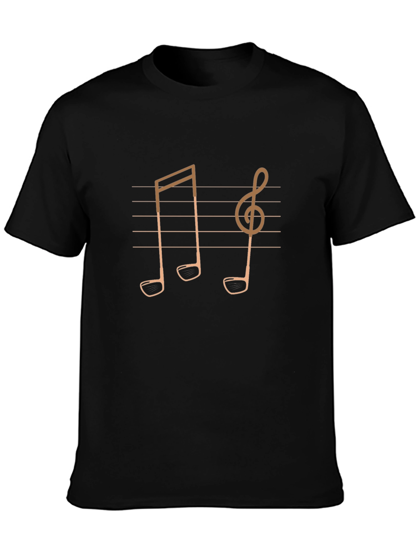 Golf Music T-Shirt - Novelty Tee