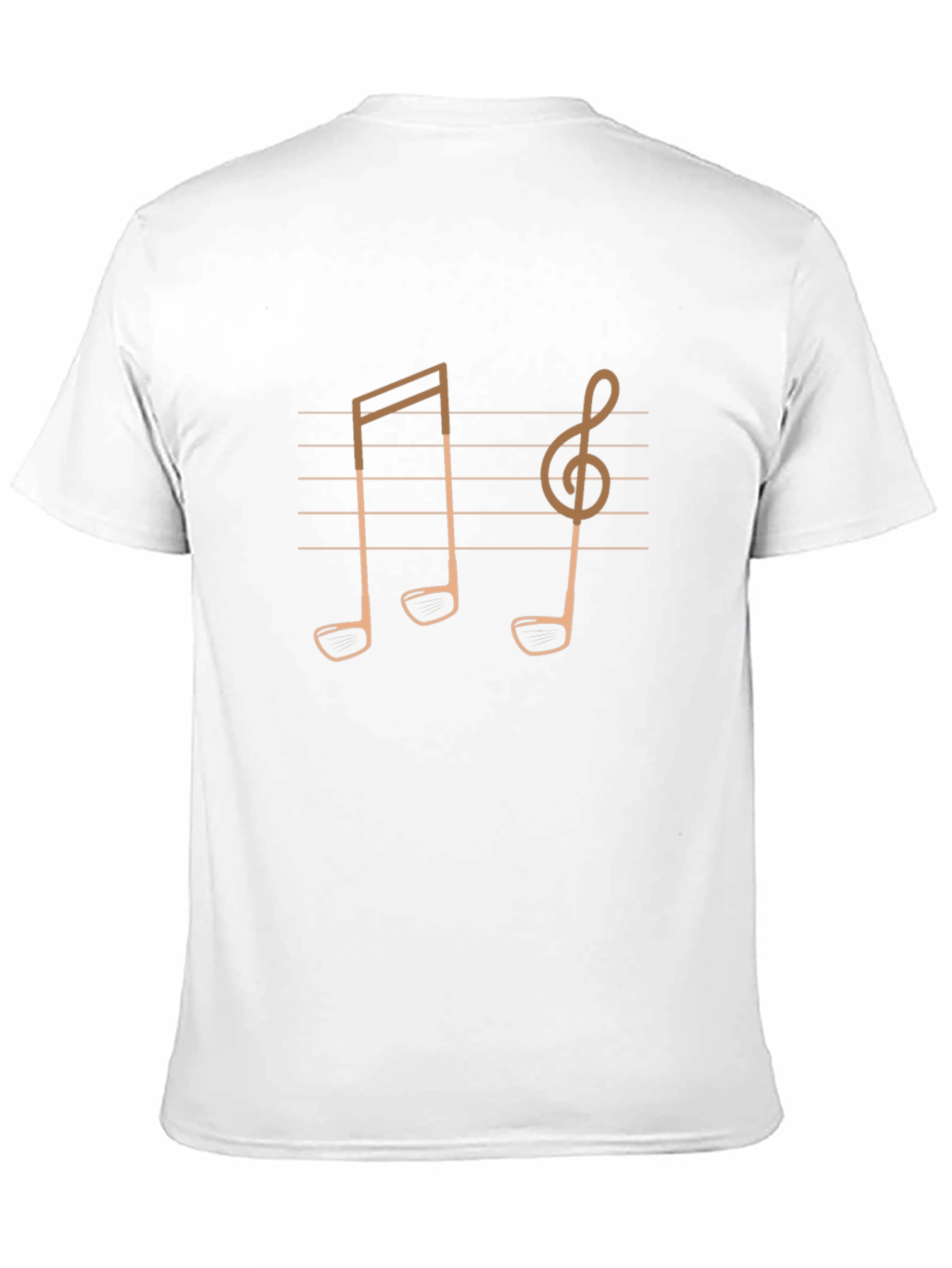 Golf Music T-Shirt - Novelty Tee