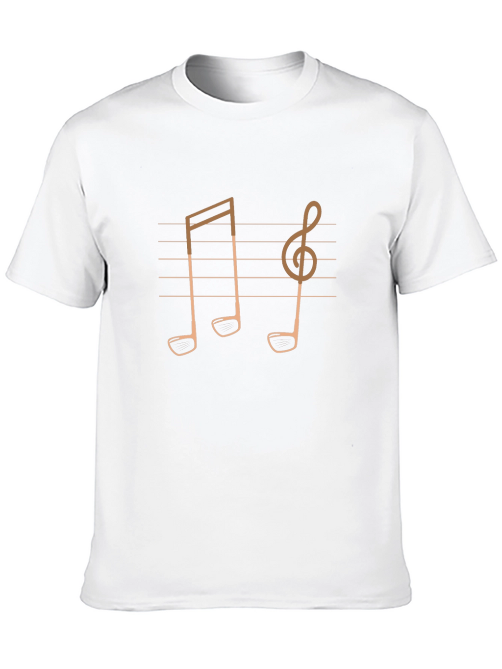 Golf Music T-Shirt - Novelty Tee