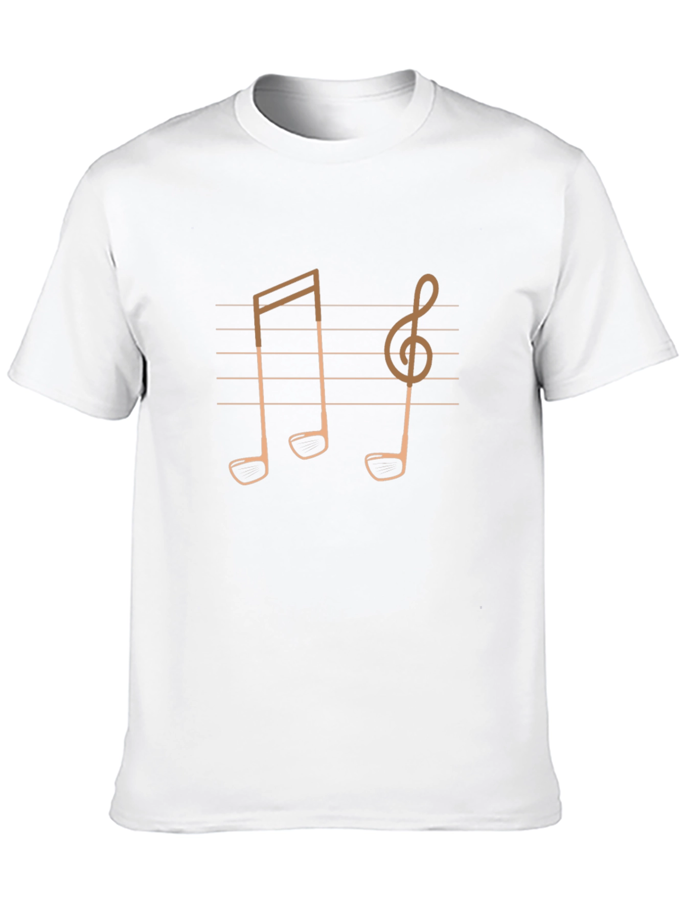 Golf Music T-Shirt - Novelty Tee