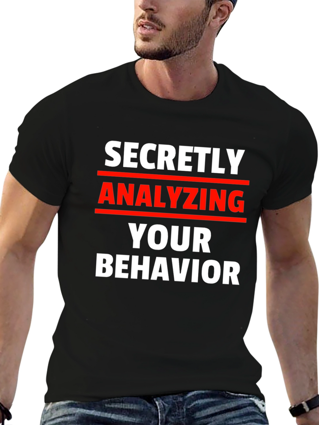 Secretly Analyzing Behavior Tee