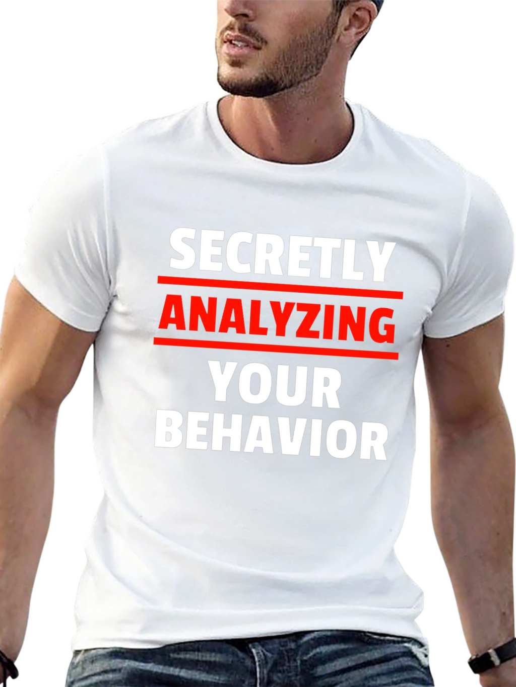 Secretly Analyzing Behavior Tee