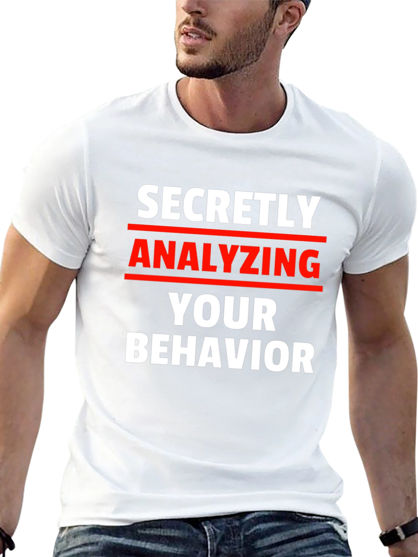 Secretly Analyzing Behavior Tee