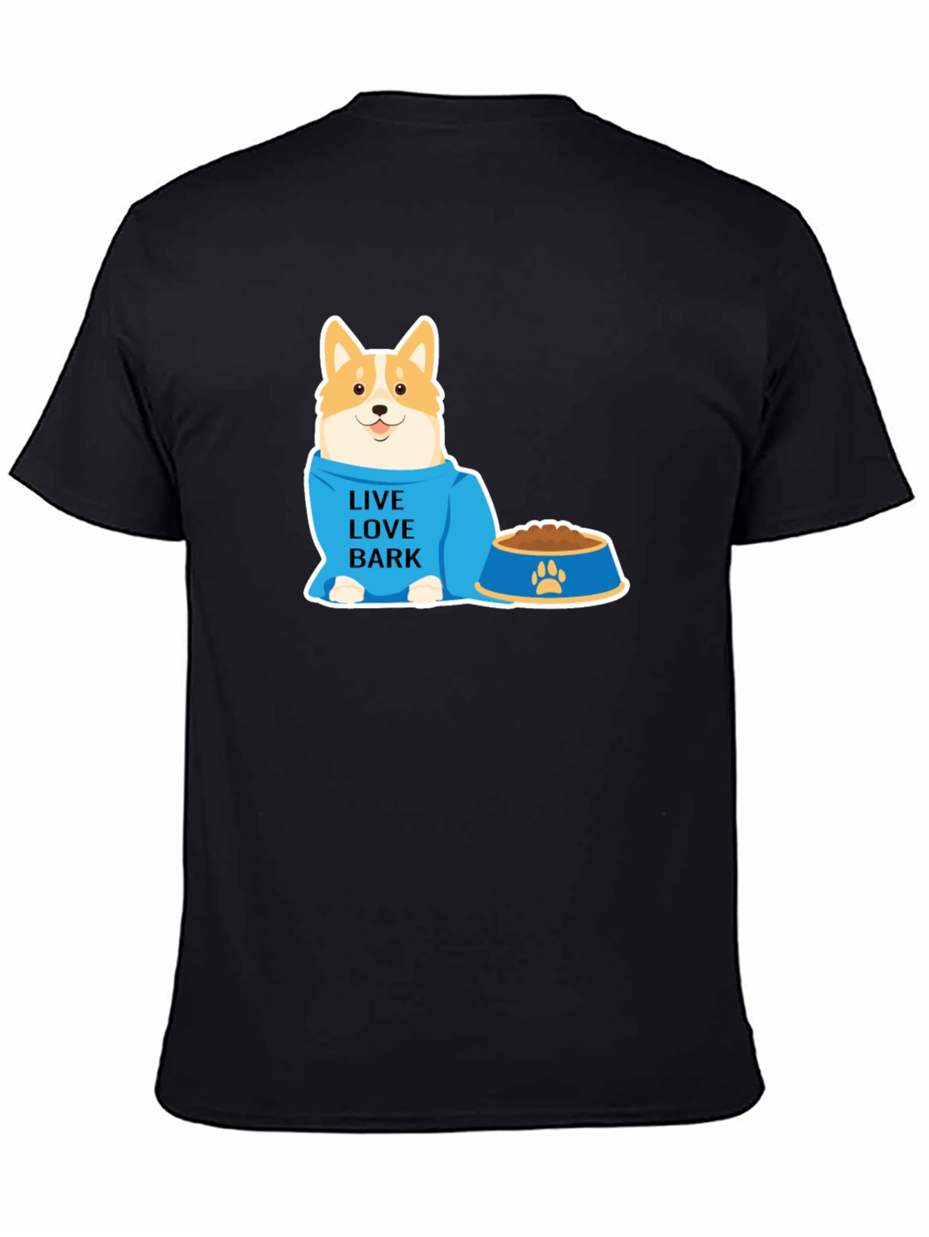 Corgi Live Love Bark T-Shirt - Pet Lover Apparel