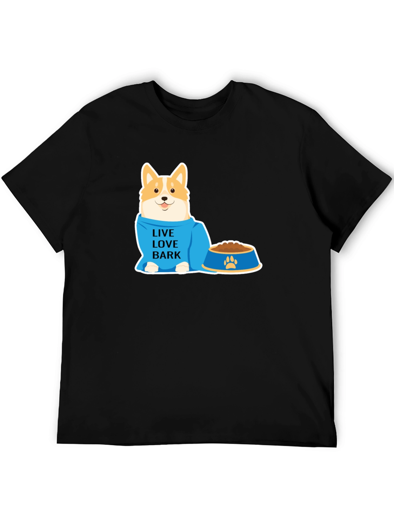 Corgi Live Love Bark T-Shirt - Pet Lover Apparel