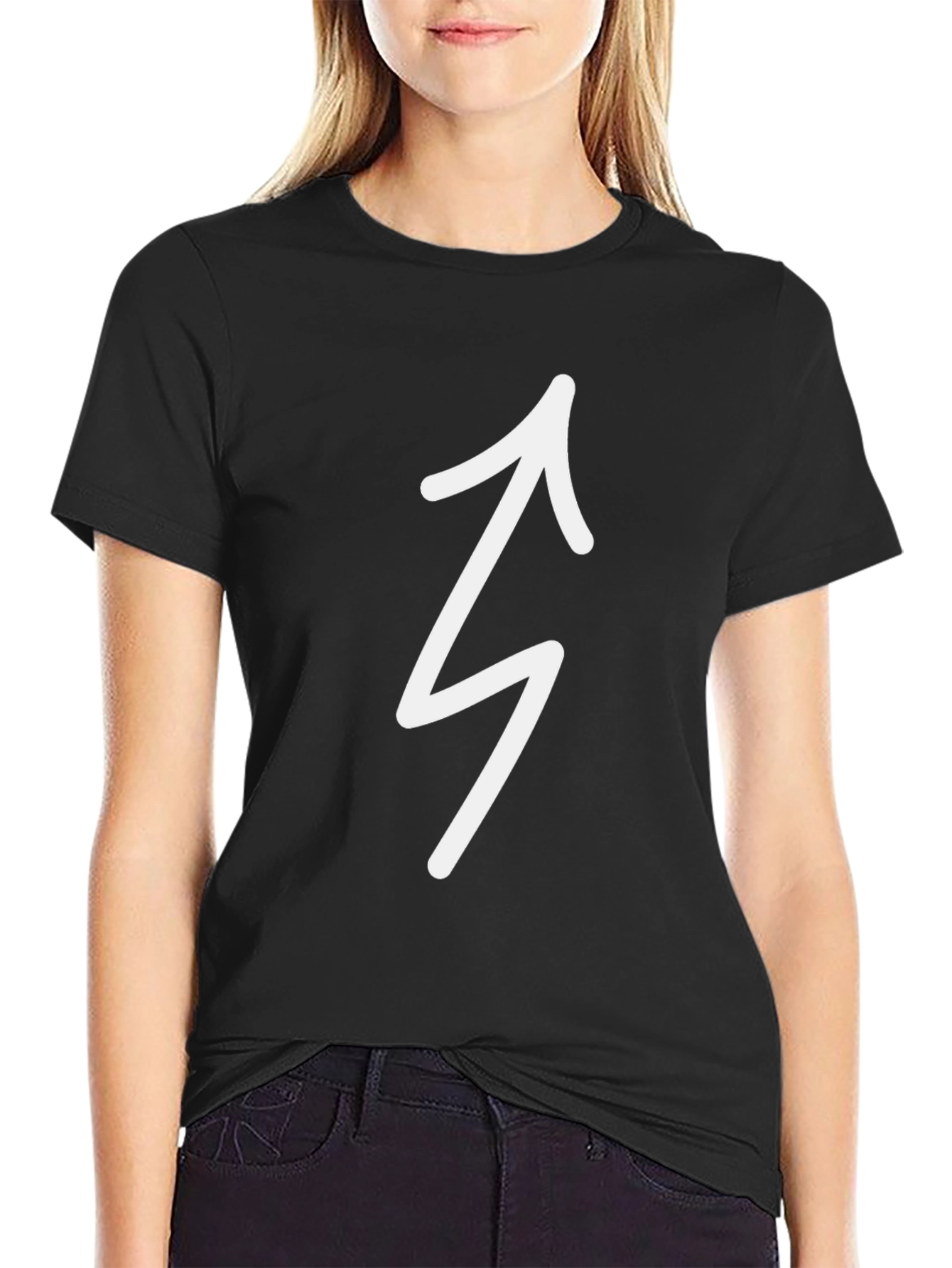Arrow Symbol Black T-Shirt