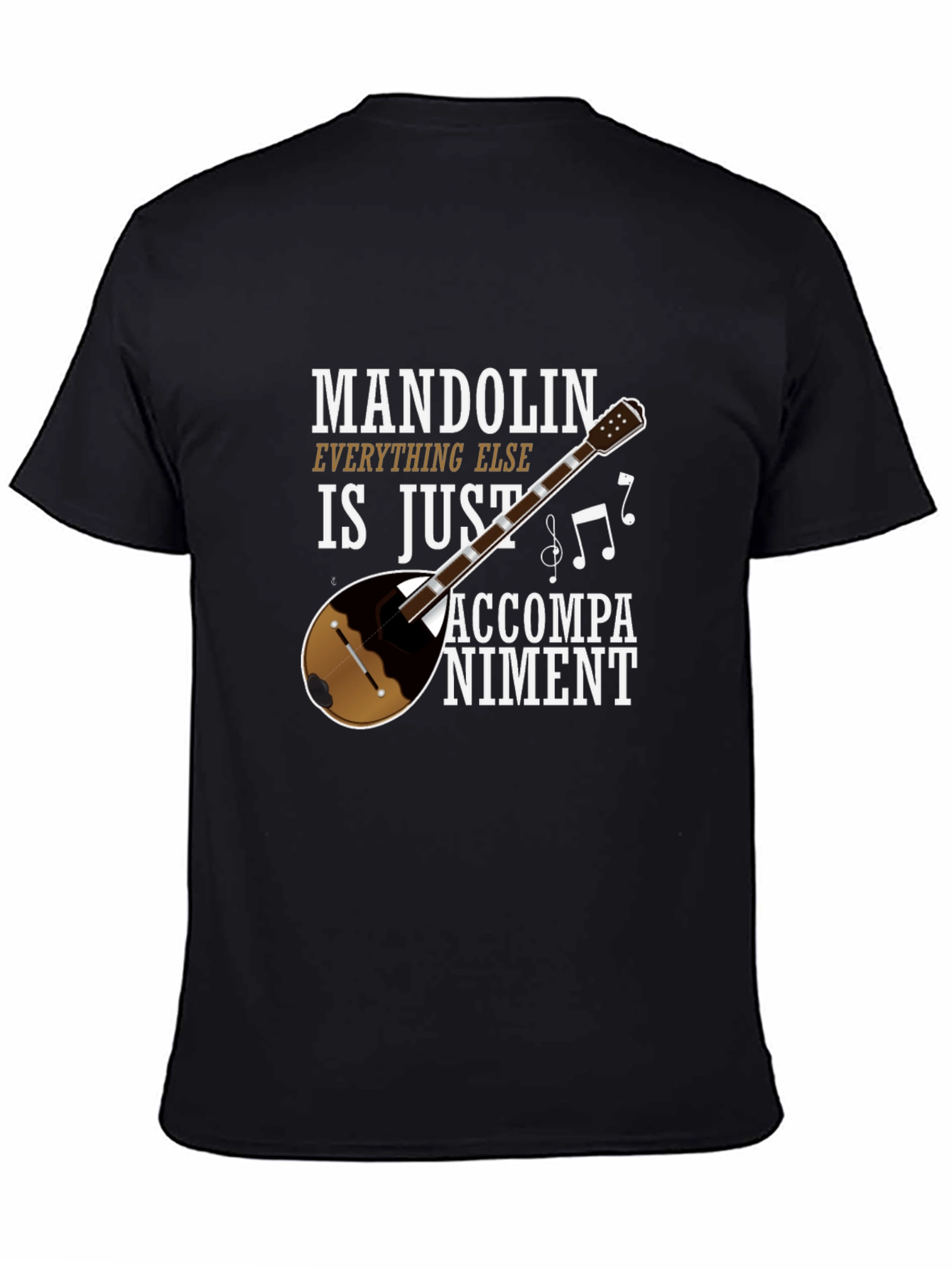 Mandolin Musician Tee: Everything Else Is Just Accompaniment!
