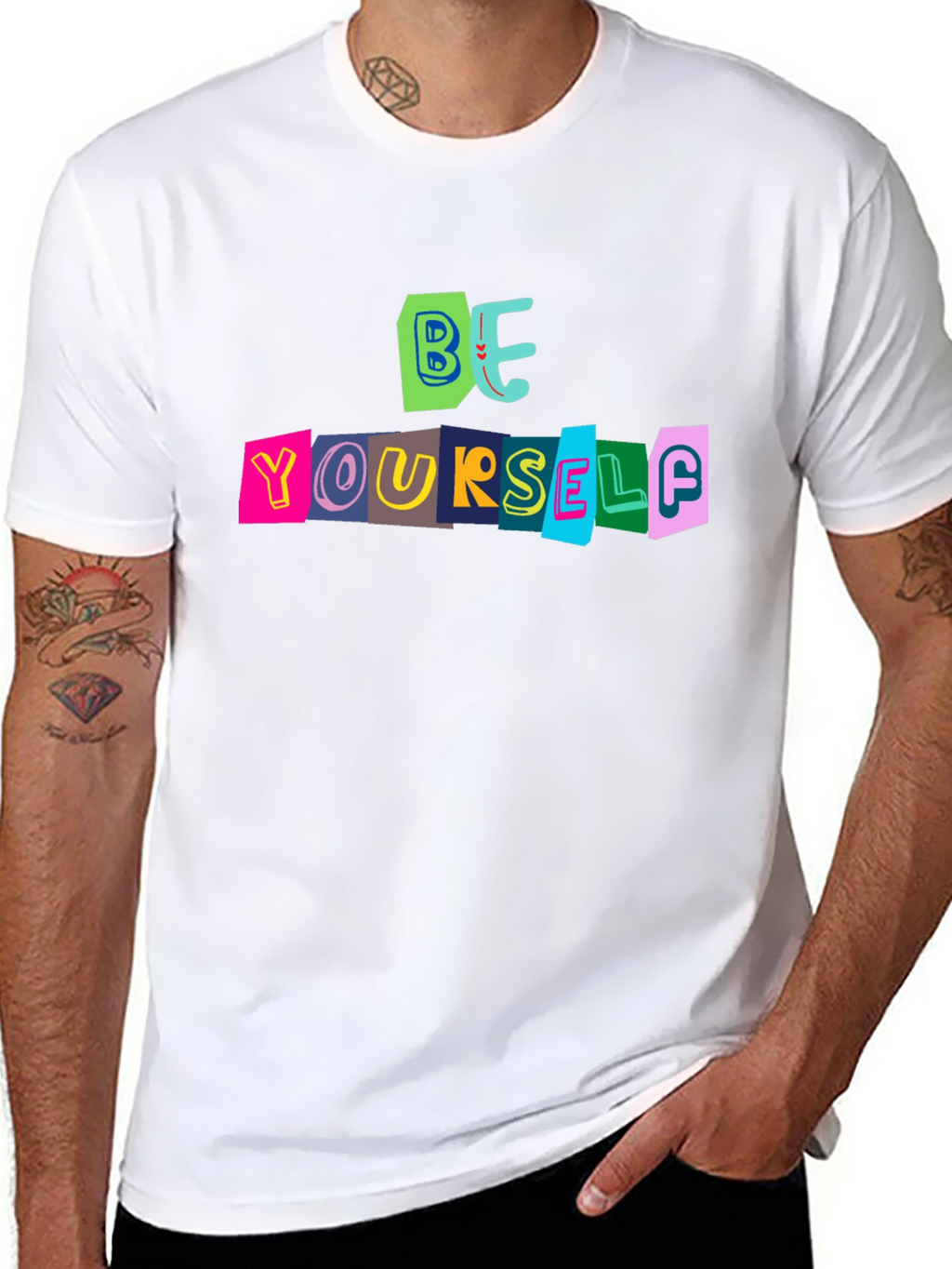 Be Yourself Graphic Tee - Bold Statement T-Shirt