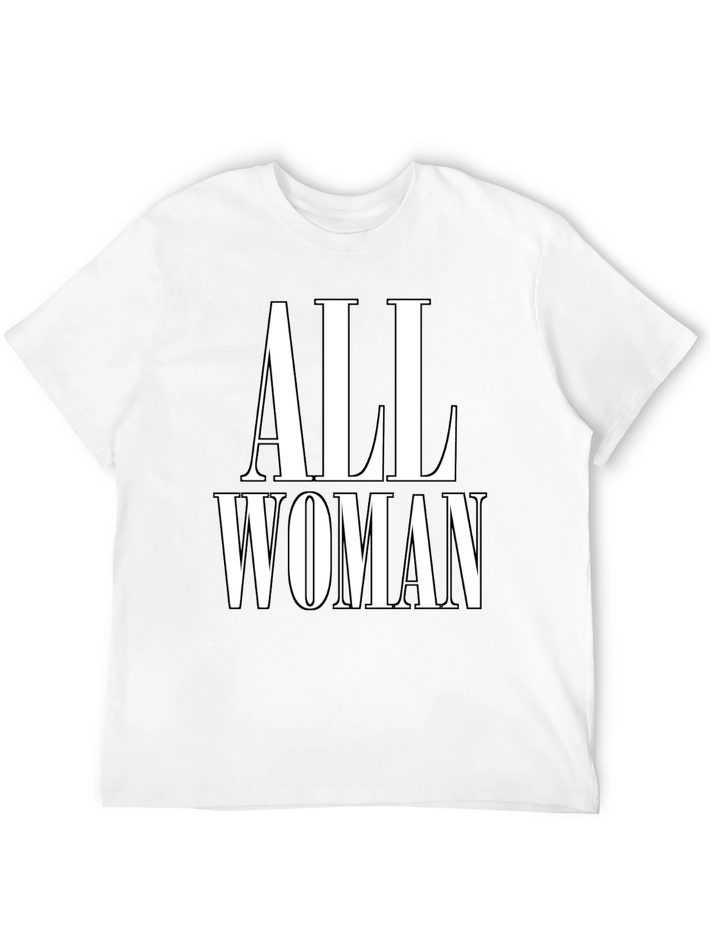 All Woman Graphic T-Shirt - Black