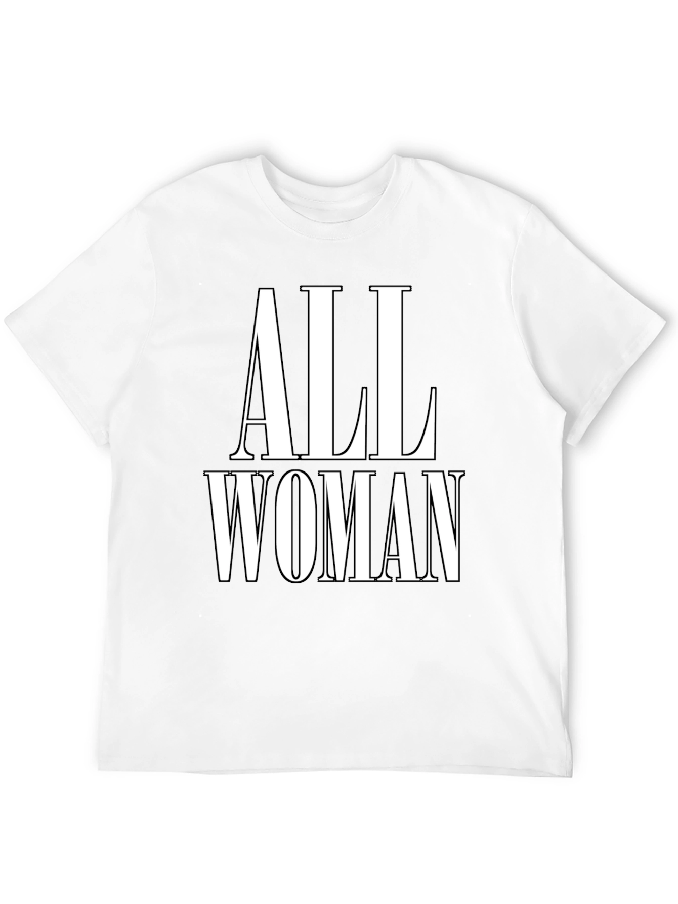 All Woman Graphic T-Shirt - Black