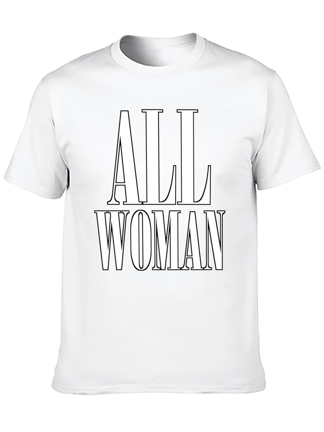 All Woman Graphic T-Shirt - Black
