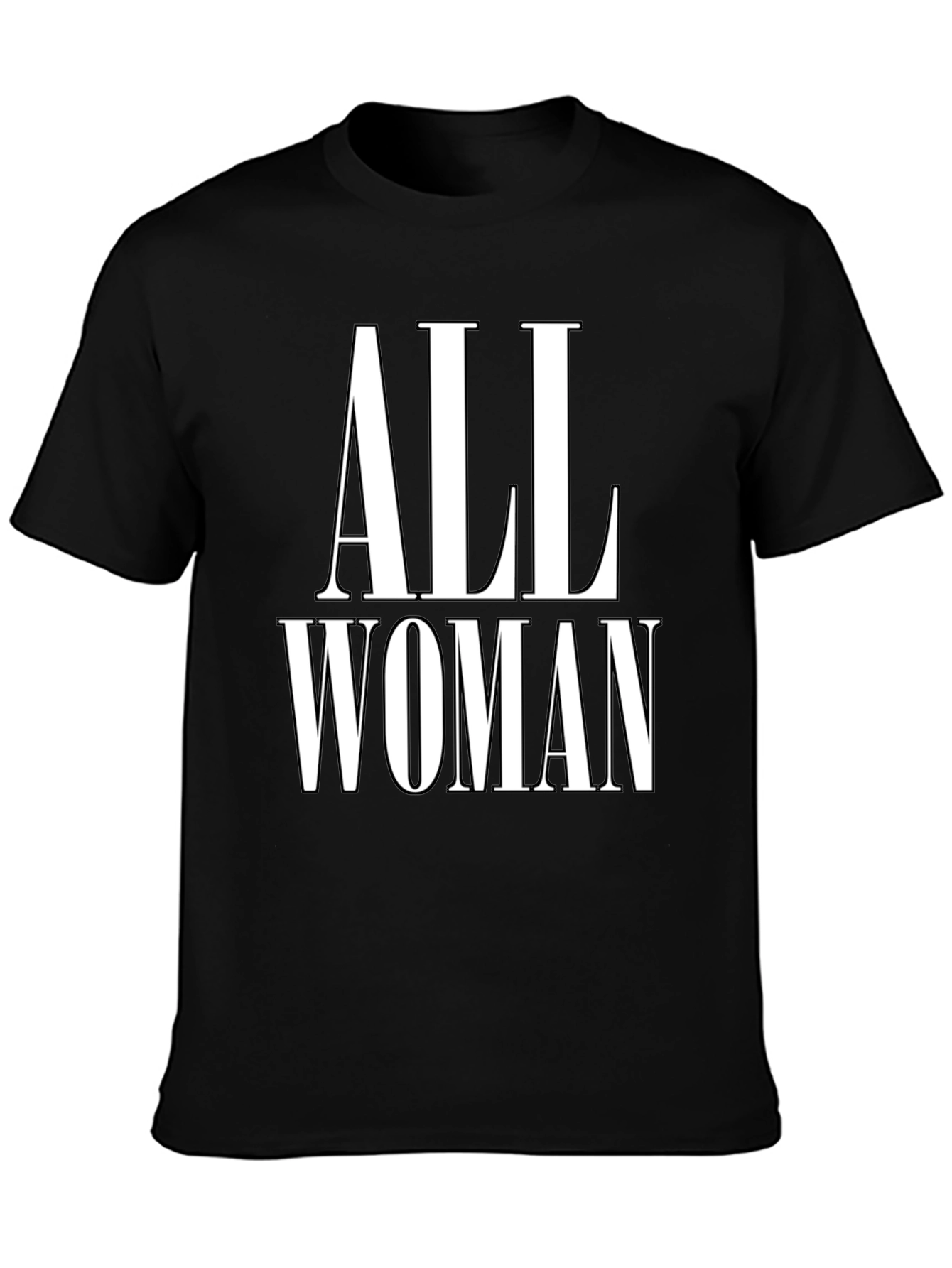 All Woman Graphic T-Shirt - Black