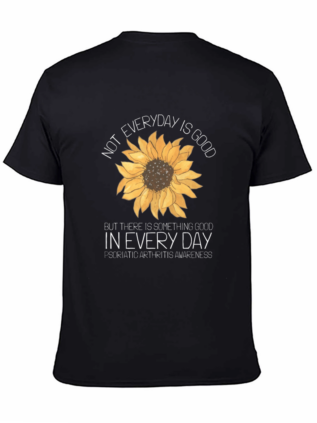 Psoriatic Arthritis Awareness Sunflower T-Shirt