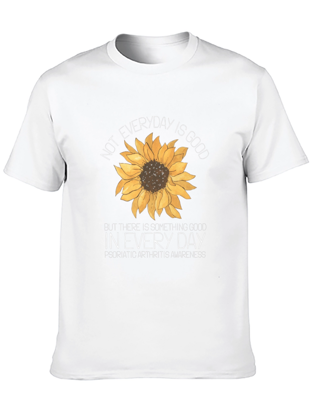 Psoriatic Arthritis Awareness Sunflower T-Shirt