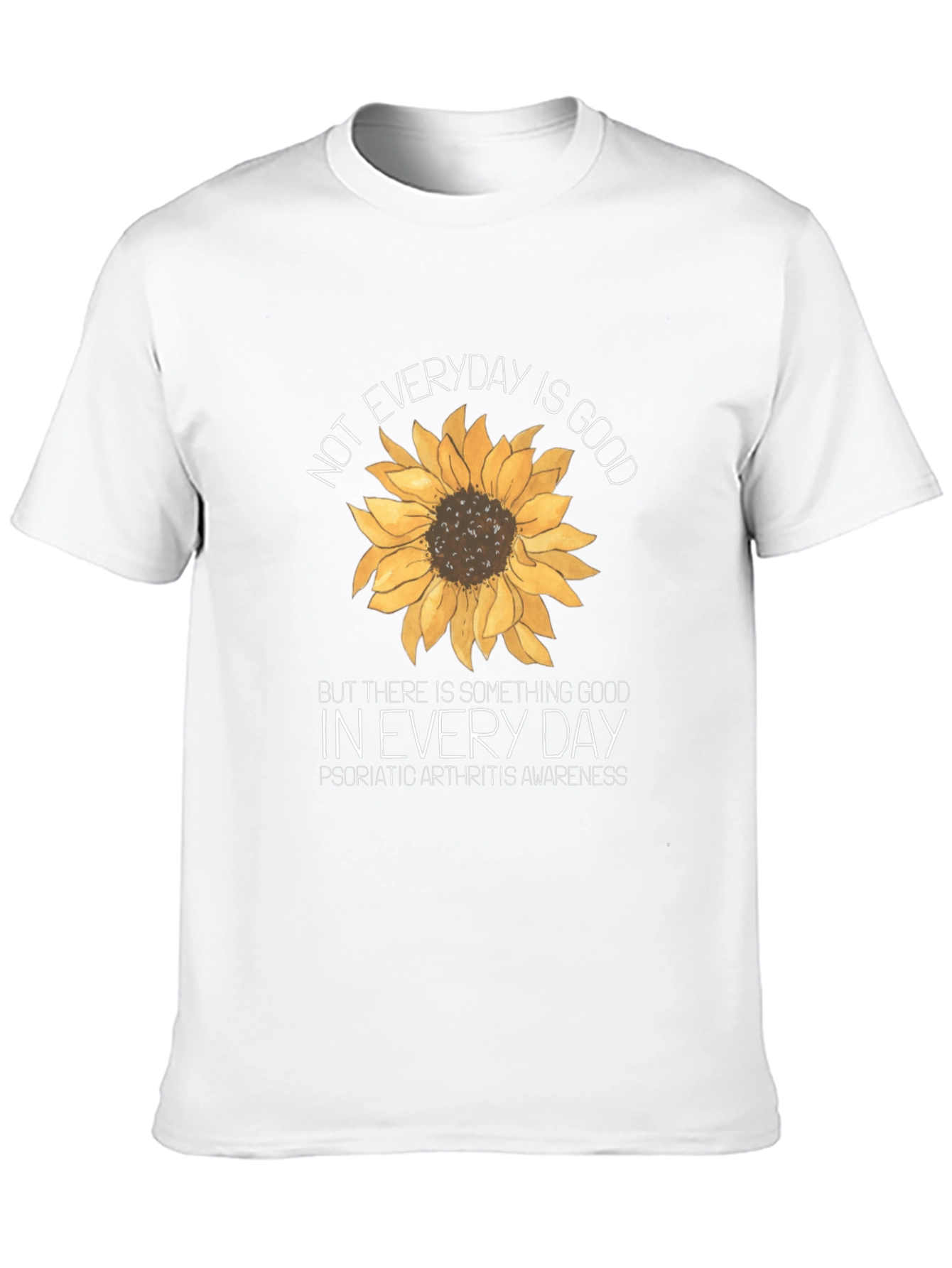Psoriatic Arthritis Awareness Sunflower T-Shirt