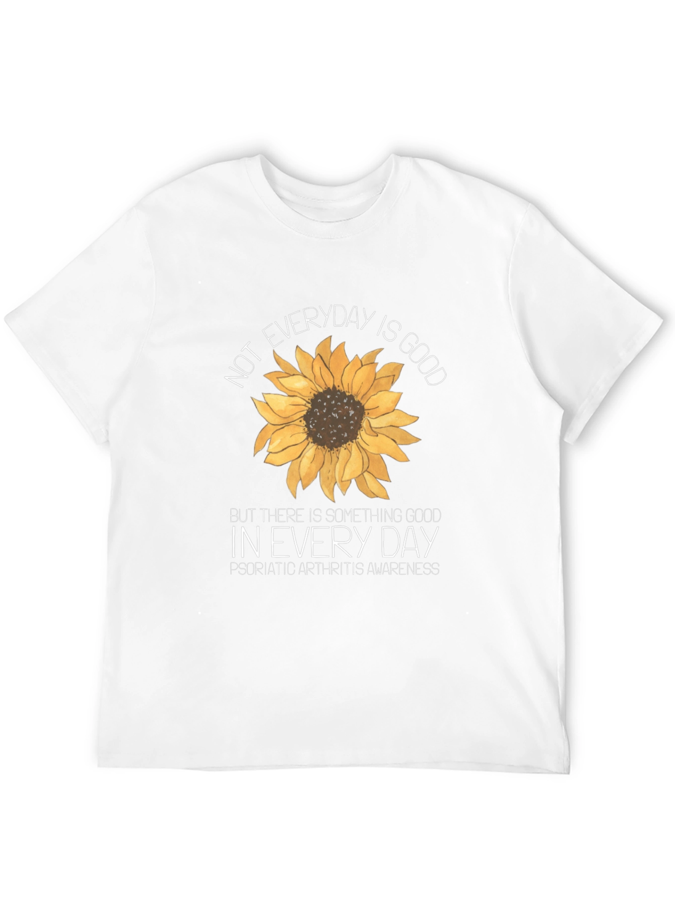Psoriatic Arthritis Awareness Sunflower T-Shirt
