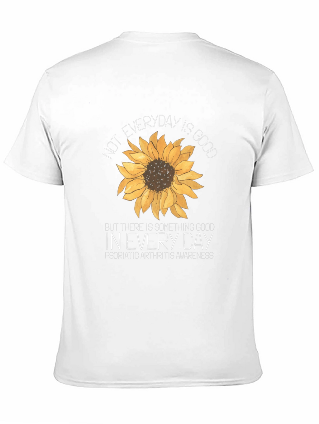 Psoriatic Arthritis Awareness Sunflower T-Shirt