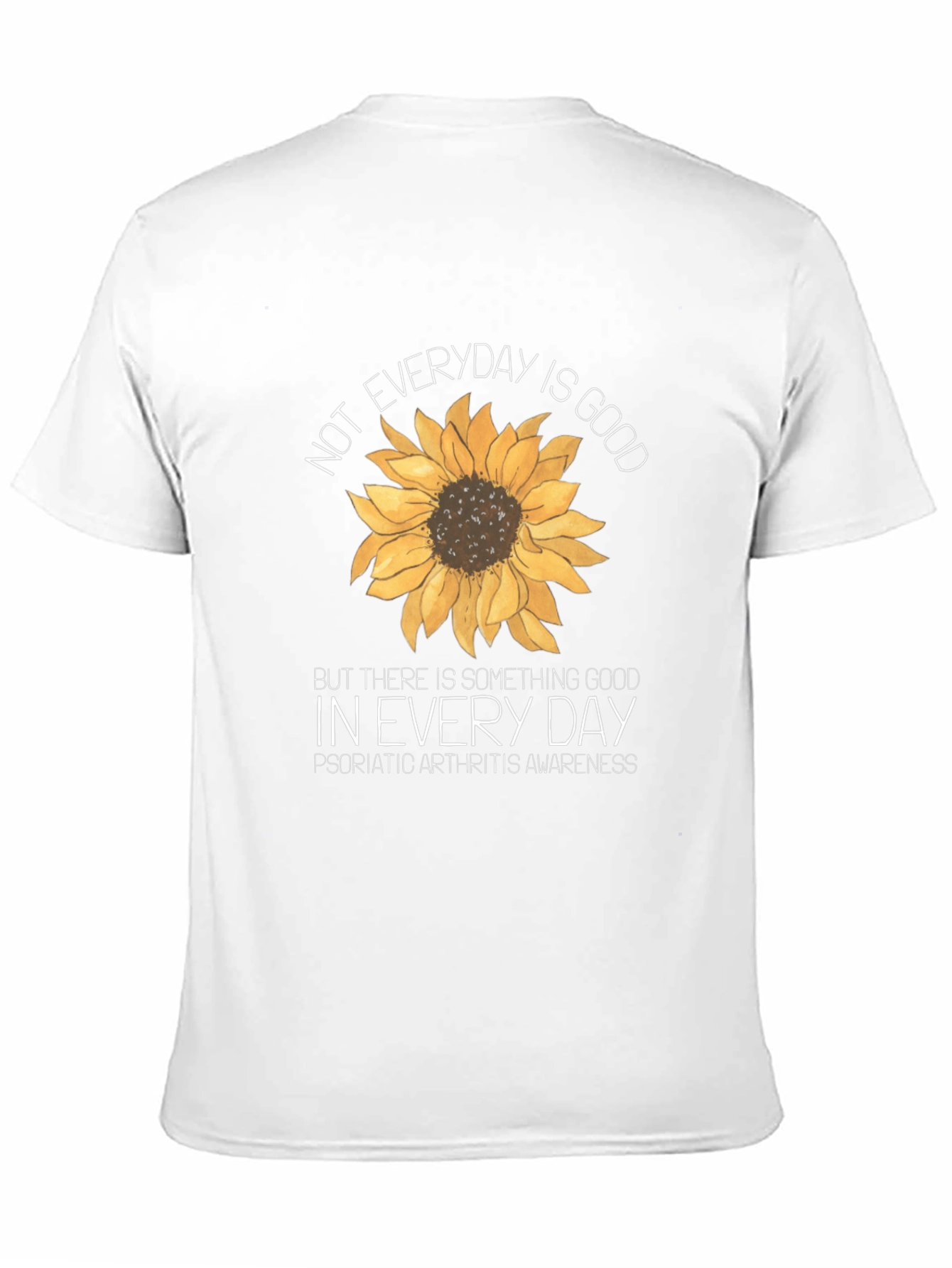 Psoriatic Arthritis Awareness Sunflower T-Shirt