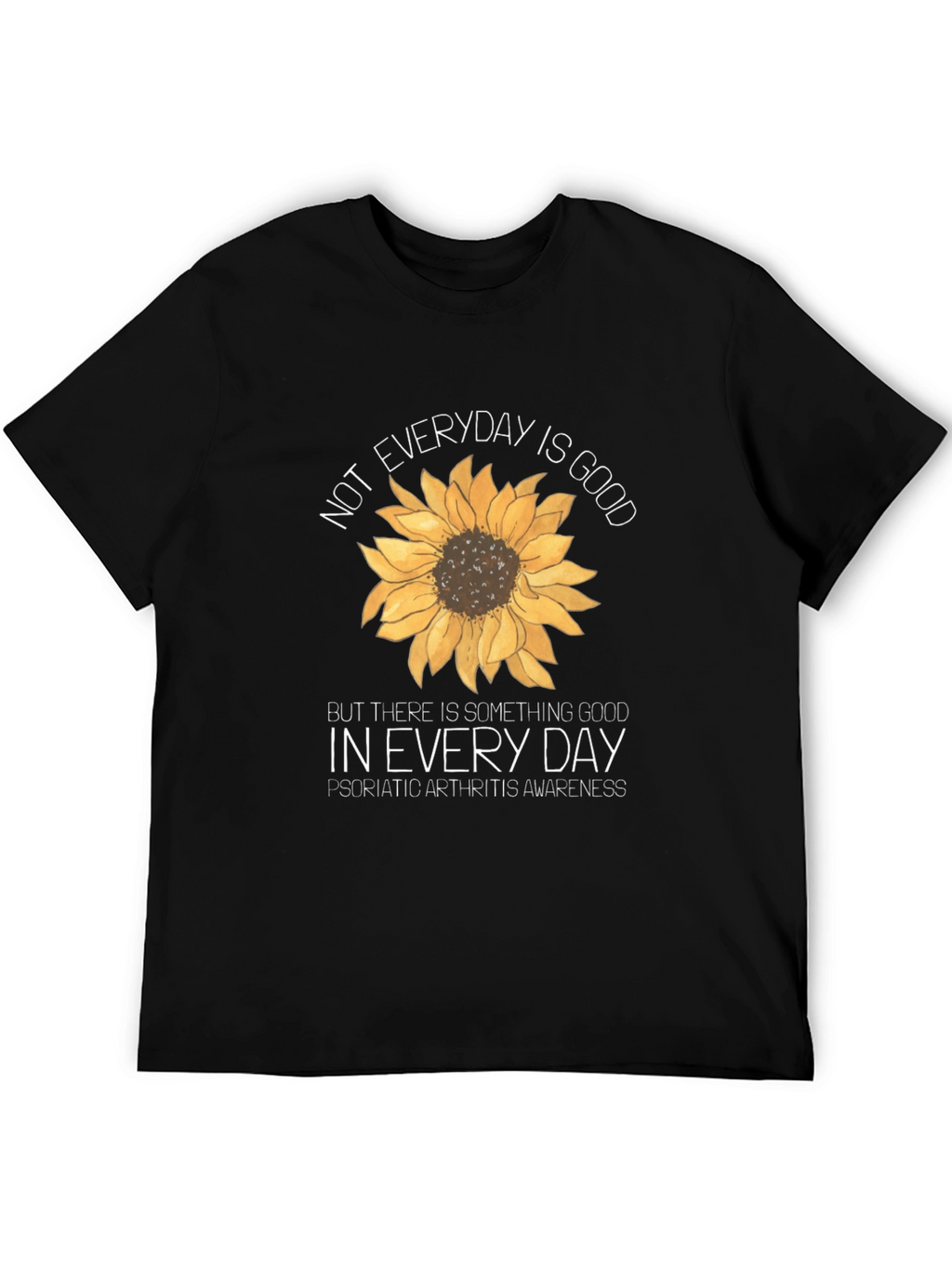 Psoriatic Arthritis Awareness Sunflower T-Shirt