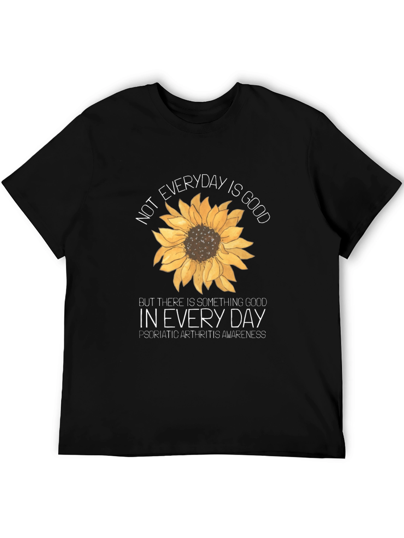 Psoriatic Arthritis Awareness Sunflower T-Shirt