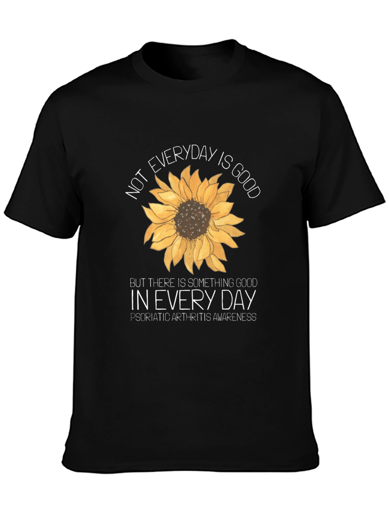 Psoriatic Arthritis Awareness Sunflower T-Shirt