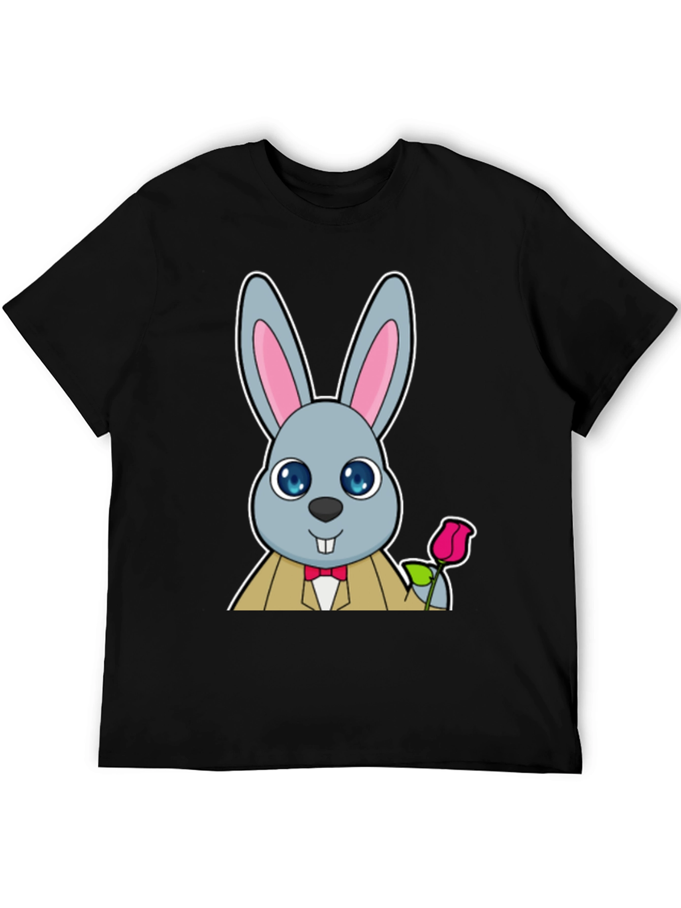 Dapper Rabbit T-Shirt - Cute Cartoon Bunny Tee