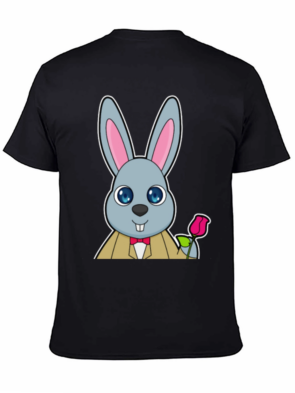 Dapper Rabbit T-Shirt - Cute Cartoon Bunny Tee