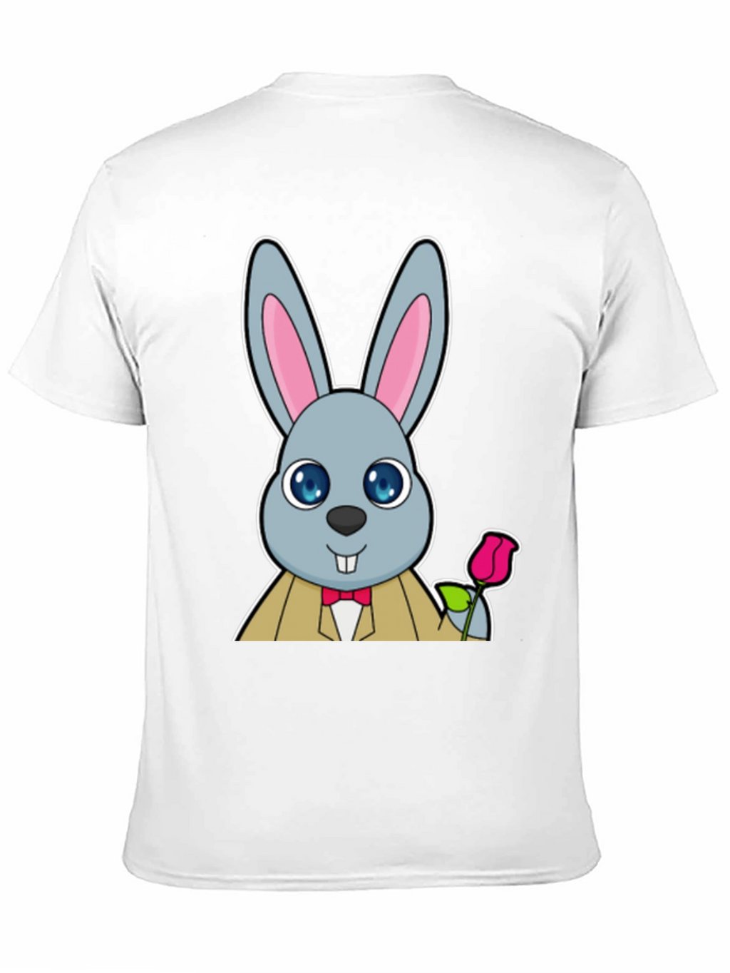 Dapper Rabbit T-Shirt - Cute Cartoon Bunny Tee