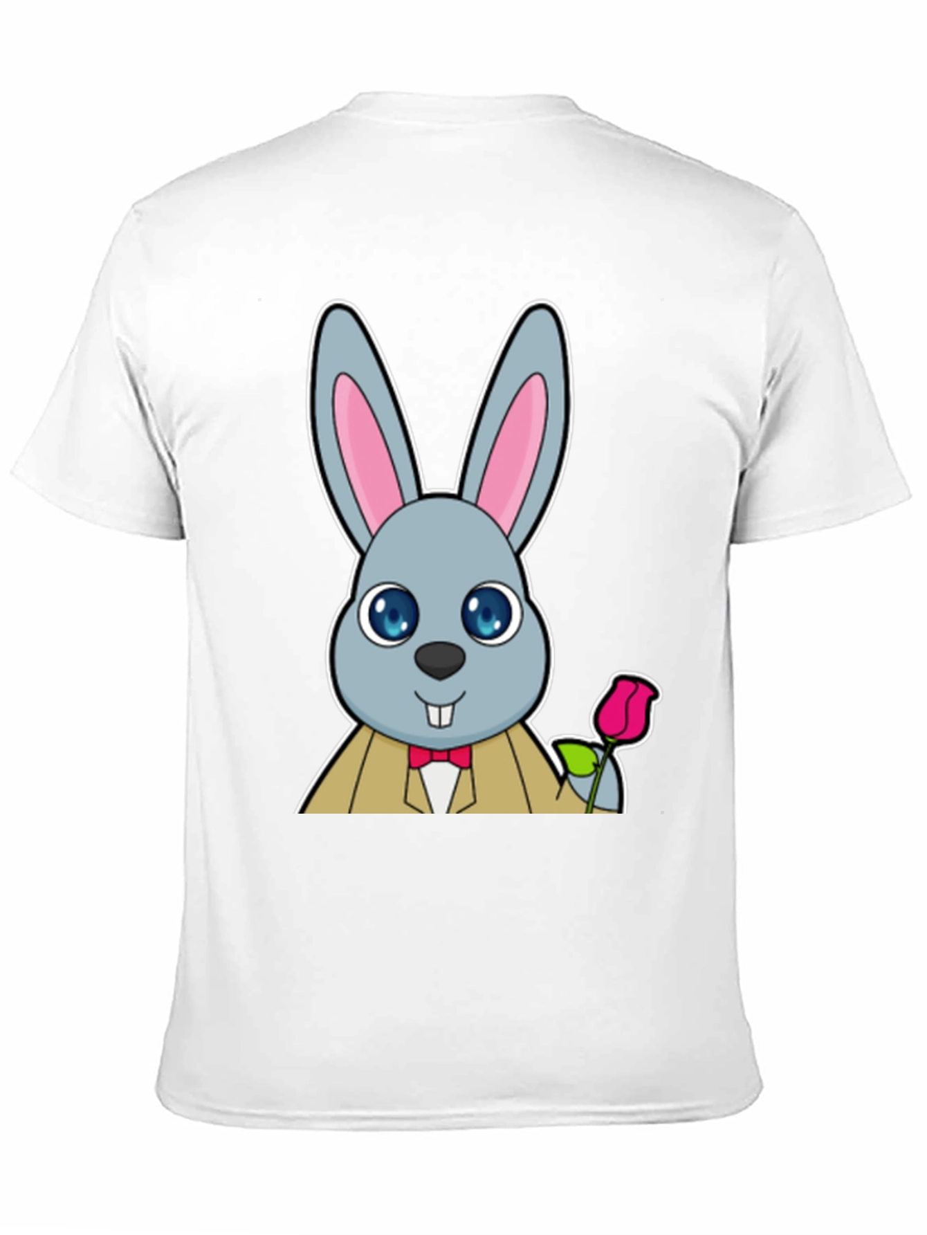 Dapper Rabbit T-Shirt - Cute Cartoon Bunny Tee