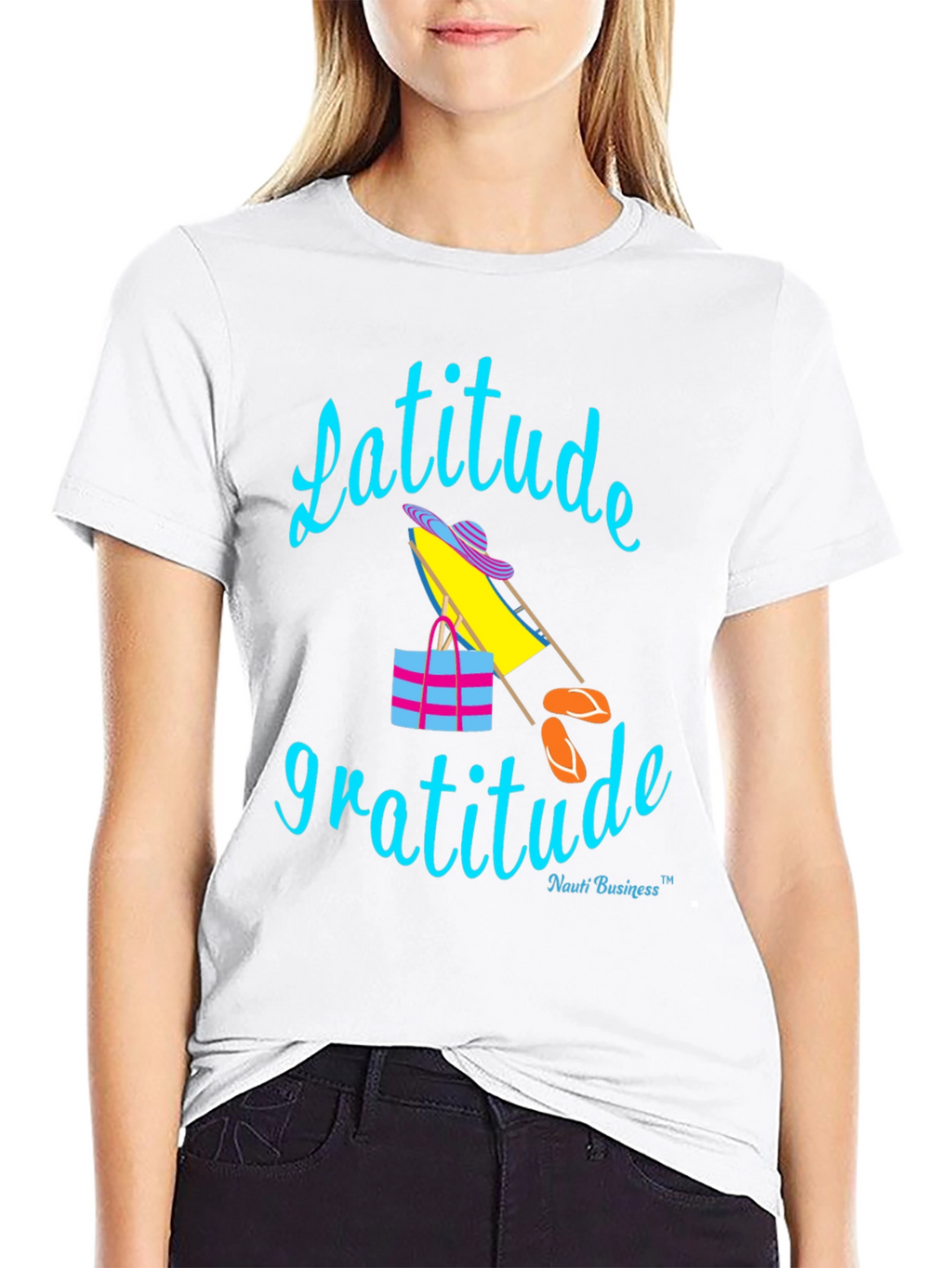 Latitude Gratitude T-Shirt - Beach Vibes