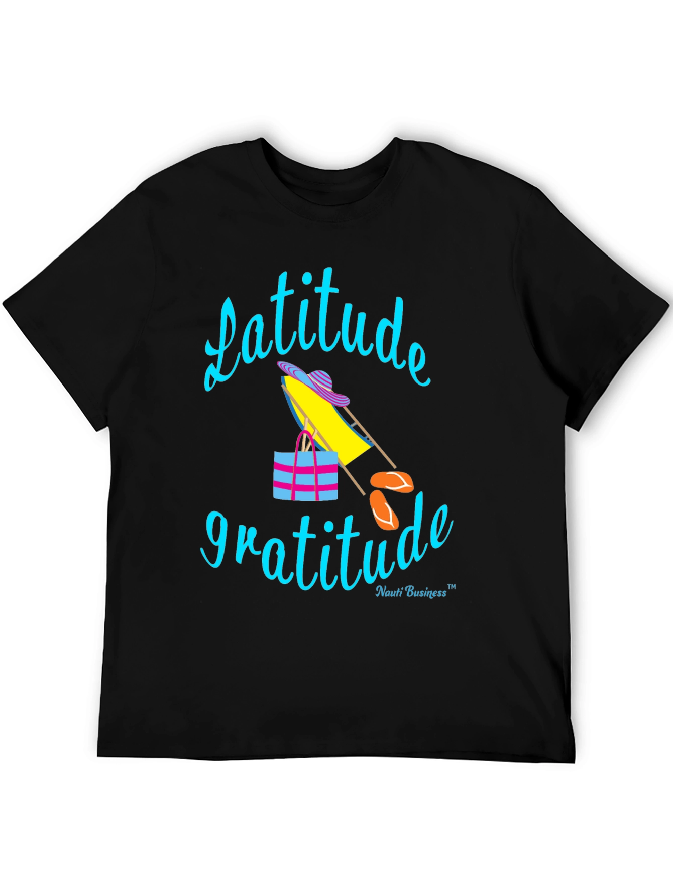 Latitude Gratitude T-Shirt - Beach Vibes
