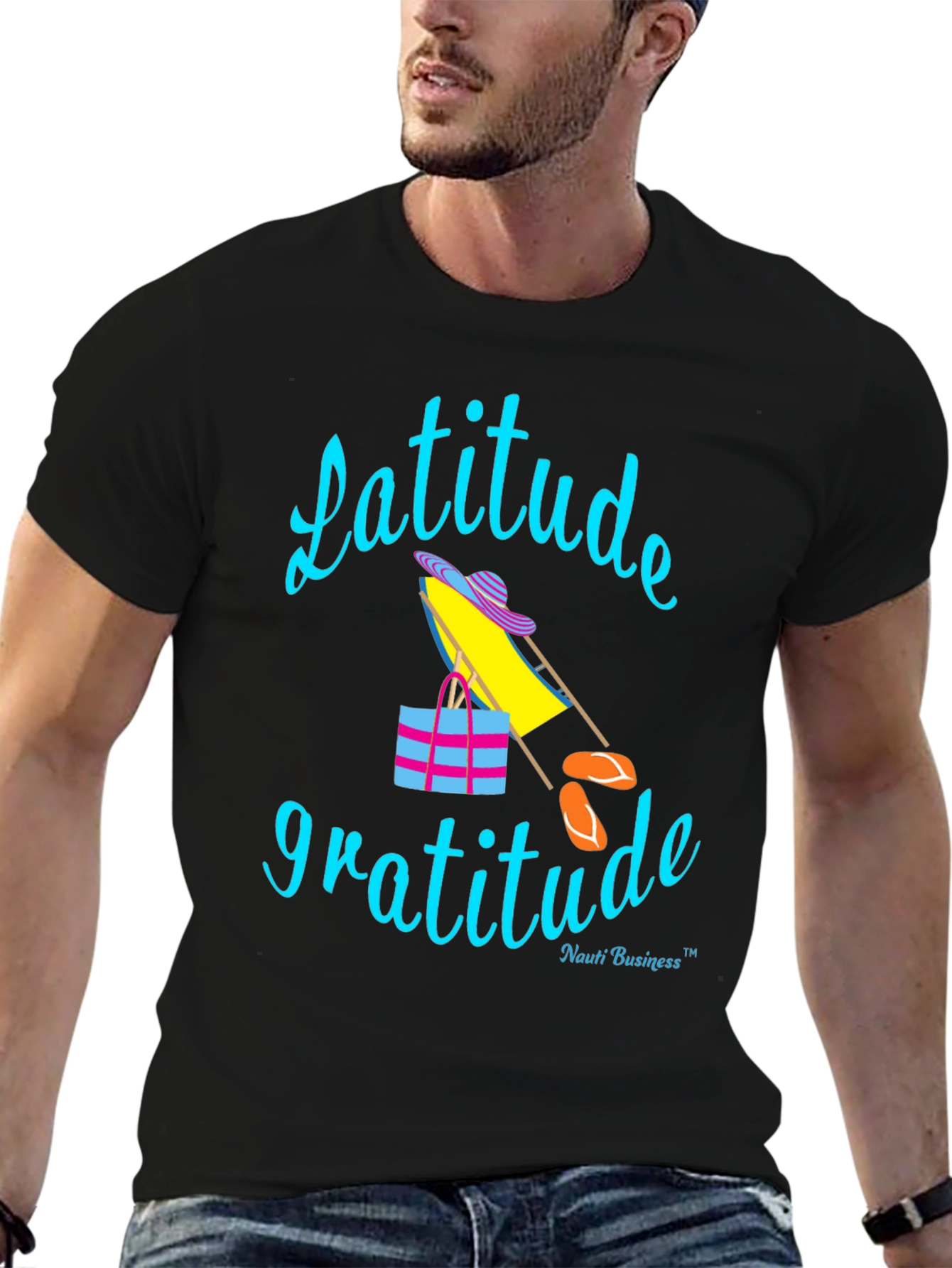 Latitude Gratitude T-Shirt - Beach Vibes