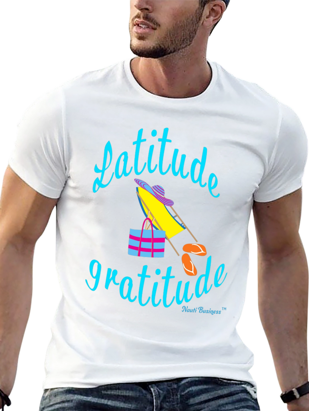 Latitude Gratitude T-Shirt - Beach Vibes