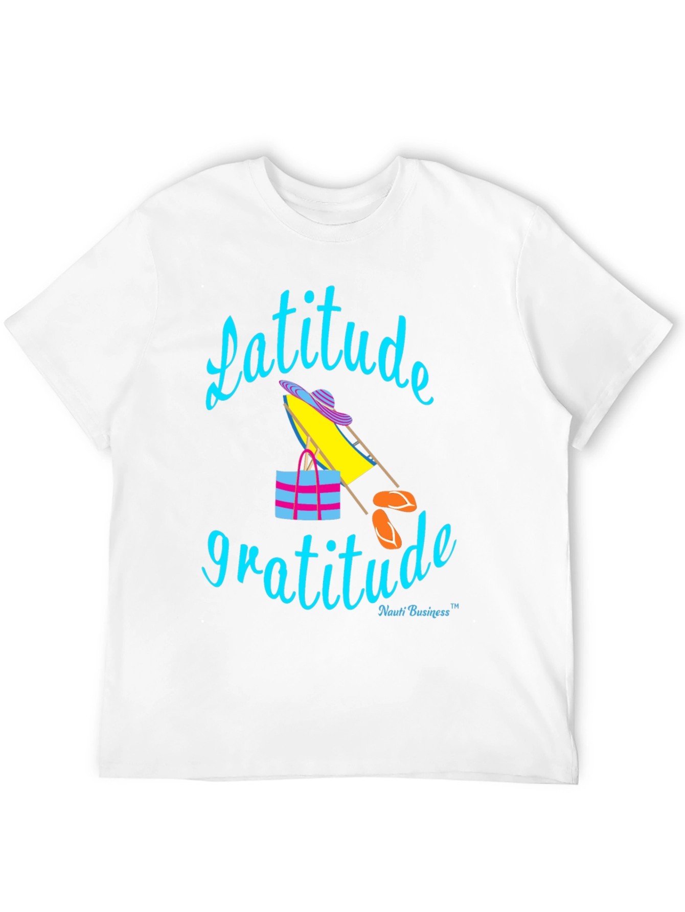 Latitude Gratitude T-Shirt - Beach Vibes